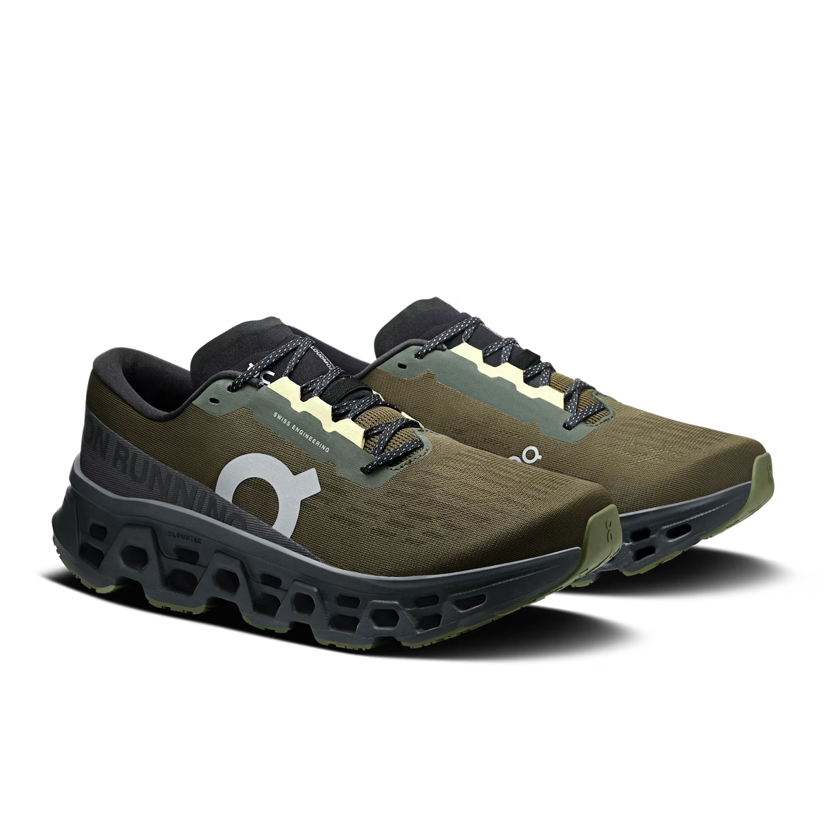 On Running Cloudmonster 3 Olive | Eclipse