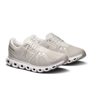 On Running Cloud 6 Pearl | White