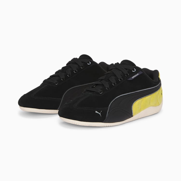 Puma Scuderia Speedcat Sneakers Unisex Black Speed Yellow Warm White