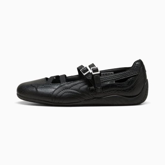 Puma Speedcat Ballet Croc Print Sneakers Women Black-Cool Dark Gray