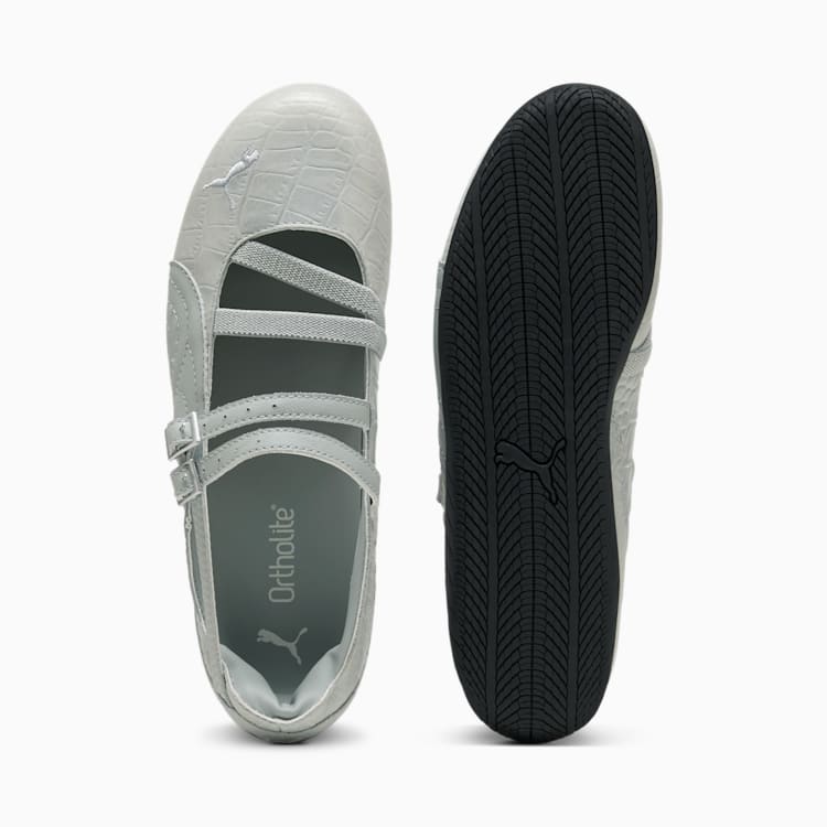 Puma Speedcat Ballet Croc Print Sneakers Women White-Vapor Gray