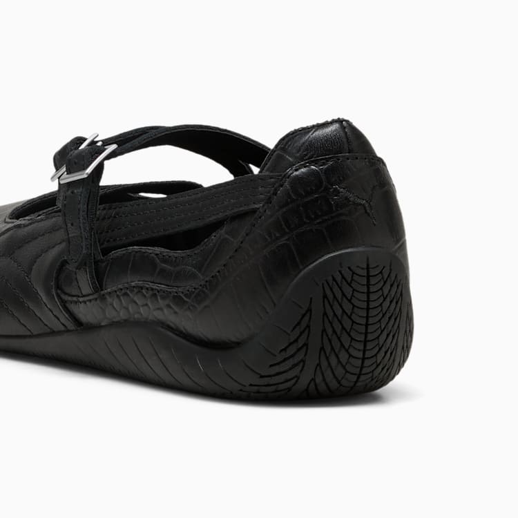 Puma Speedcat Ballet Croc Print Sneakers Women Black-Cool Dark Gray