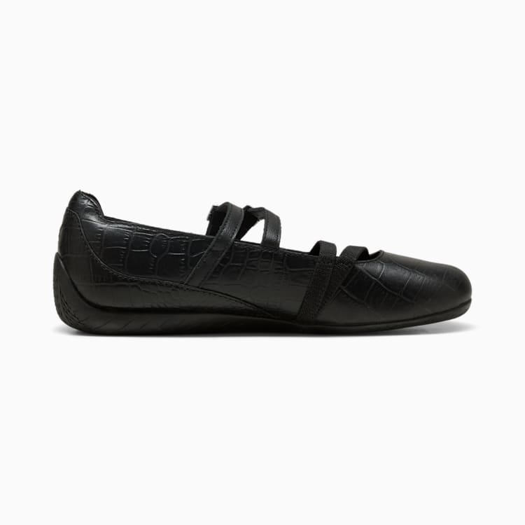 Puma Speedcat Ballet Croc Print Sneakers Women Black-Cool Dark Gray