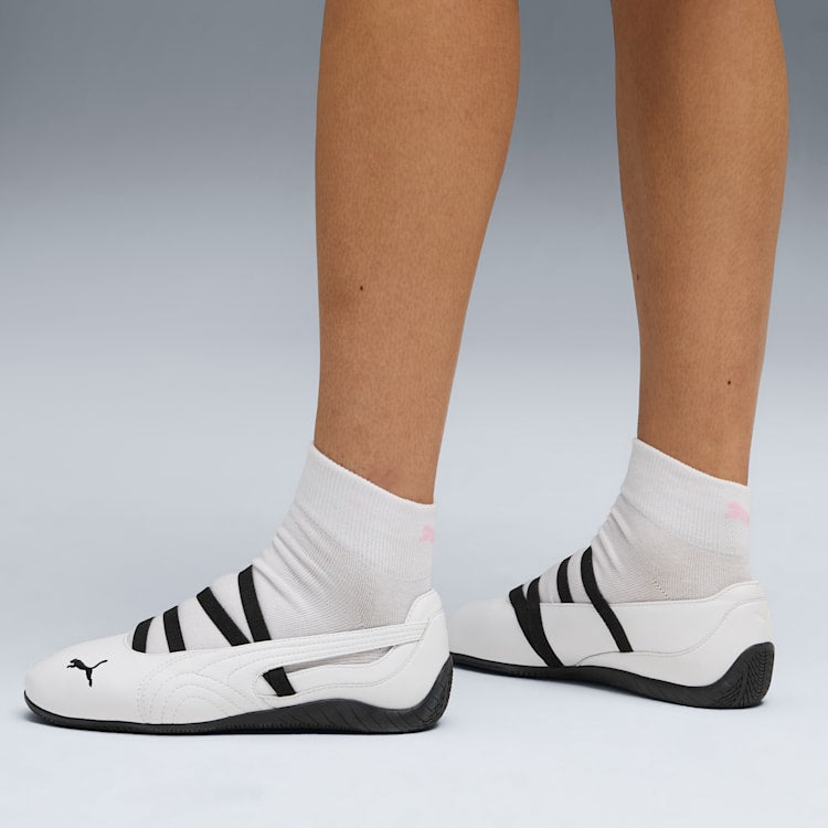 Puma Speedcat Ballet Leather Shoes Women White-PUMA White-PUMA Black