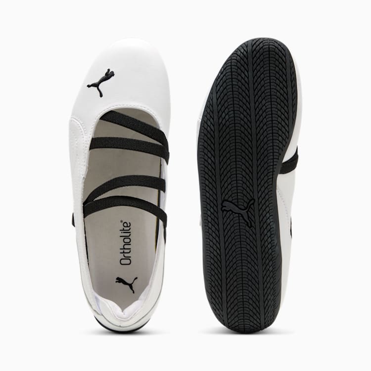 Puma Speedcat Ballet Leather Shoes Women White-PUMA White-PUMA Black