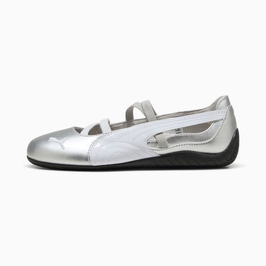 Puma Speedcat Ballet Metallic Shoes Women PUMA Silver PUMA White