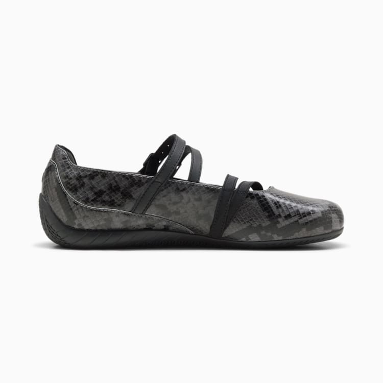 Puma Speedcat Ballet Snake Print Sneakers Women Cool Dark Gray PUMA Black