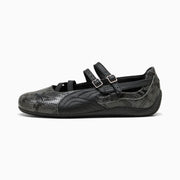 Puma Speedcat Ballet Snake Print Sneakers Women Cool Dark Gray PUMA Black