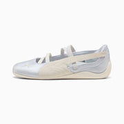 Puma Speedcat Satin Ballet Sneakers Women Silver Mist-Warm White