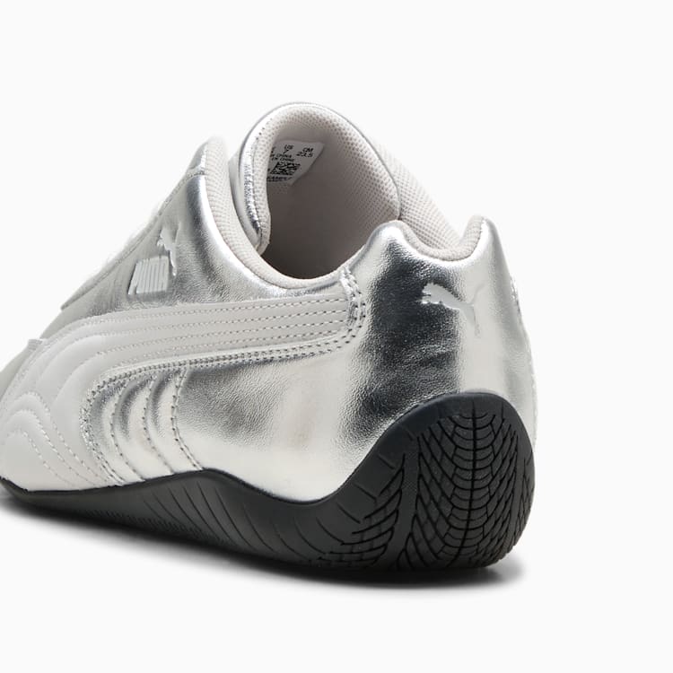 Puma Speedcat Silver Sneakers Women Feather Gray-PUMA Black