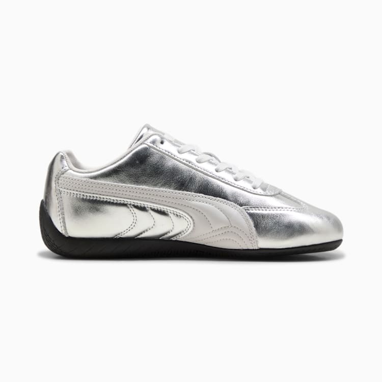 Puma Speedcat Silver Sneakers Women Feather Gray-PUMA Black