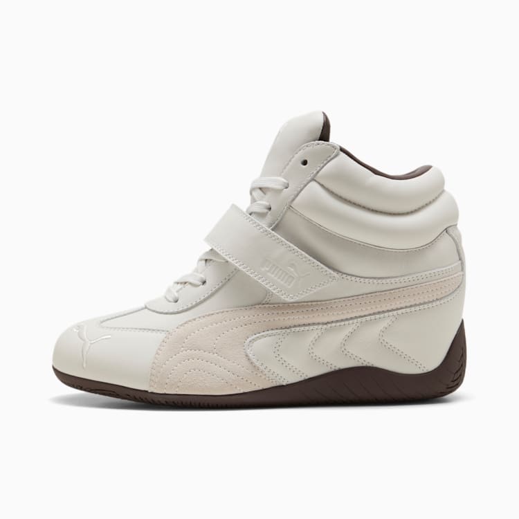 Puma Speedcat Wedge Sneakers Women Vapor Gray-PUMA White