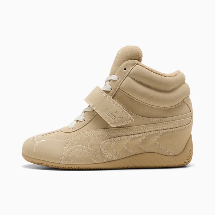 Puma Speedcat Wedge Tonal Sneakers Women Sand Dune-Alpine Snow