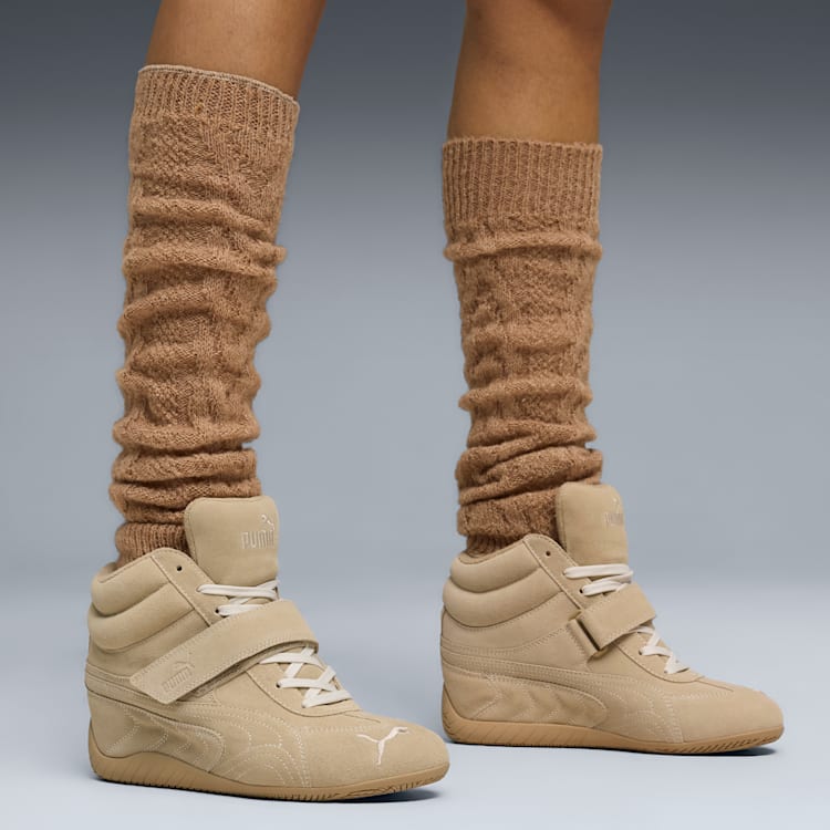 Puma Speedcat Wedge Tonal Sneakers Women Sand Dune-Alpine Snow