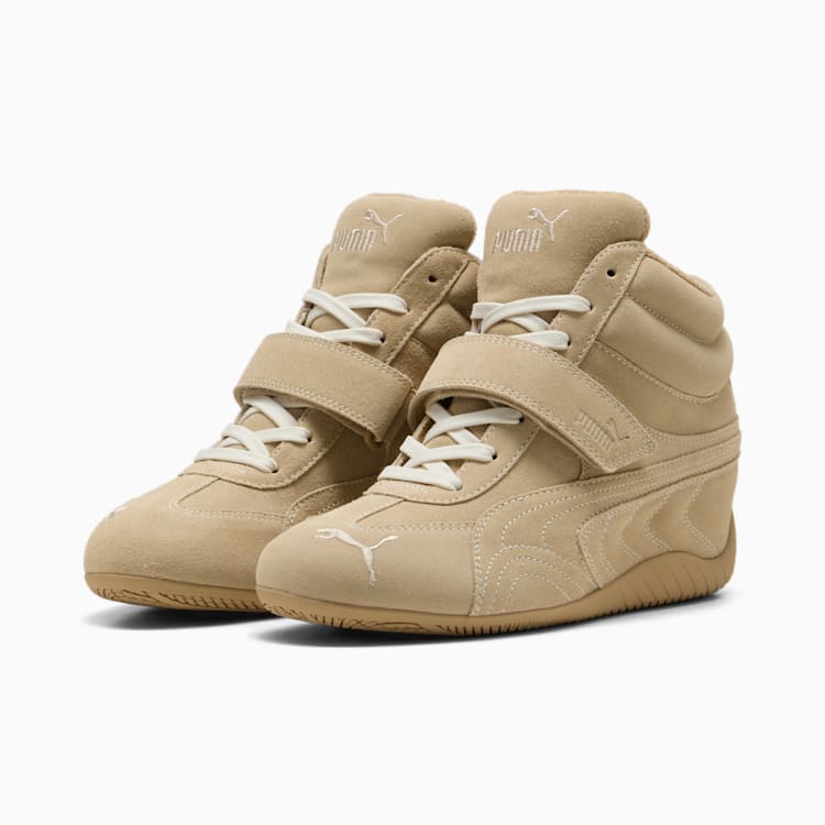 Puma Speedcat Wedge Tonal Sneakers Women Sand Dune-Alpine Snow