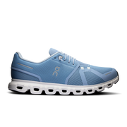 On Running Cloud 6 Chambray | White