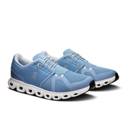 On Running Cloud 6 Chambray | White