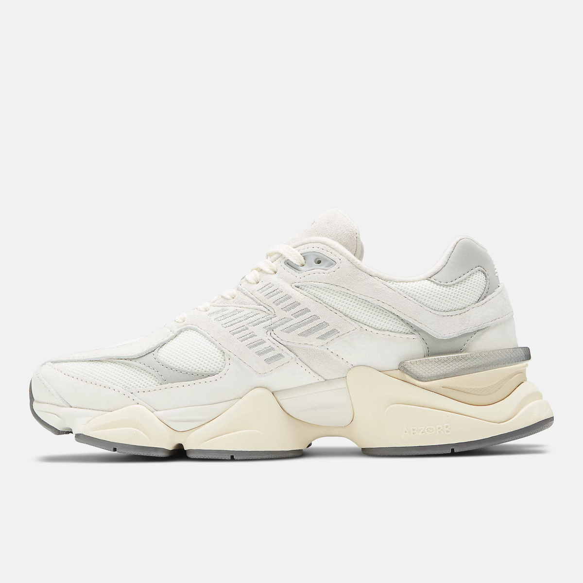 New Balance 9060 Sea Salt With Concrete And Silver Metallic