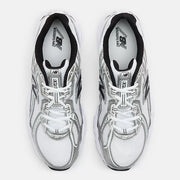 New Balance 740  White with Metallic Silver and Black