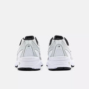 New Balance 740  White with Metallic Silver and Black