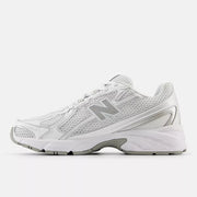 New Balance 740 White with Metallic Silver and Reflection