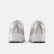 New Balance 740 White with Metallic Silver and Reflection